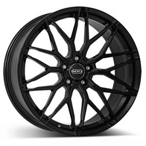 DOTZ SUZUKA black 8x18 5x112 ET40 Čierne lakovanie