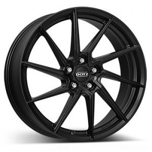 DOTZ SPA black 7.5x17 5x100 ET35 Matné čierne lakovanie