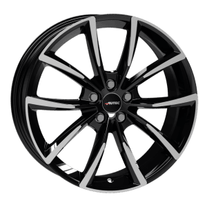 AUTEC Astana 9x21 5x112 ET22 Black polished